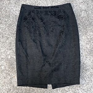 Black pencil skirt